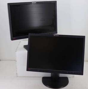 (2) Lenovo Thinkvision Monitors