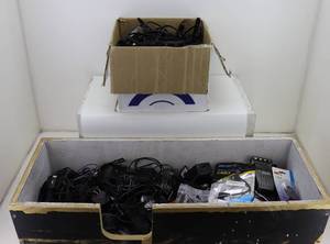 Large Box Misc Chargers, Cords, SATA Cables