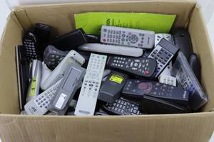 Box of approx 85 Remotes