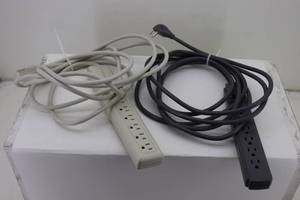 2 Power Strips w 15 Cords