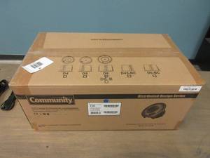 lot 30 image: Community D6 Professional Loudspeakers 617174014339 New Open Box