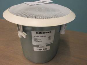 lot 33 image: Bogen Communications HFCS1LP 6.5 75W Passive Ceiling Speaker (Off-White)