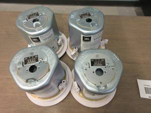lot 34 image: lot of 4 JBL Control 24CT 4 inch Ceiling Speakers