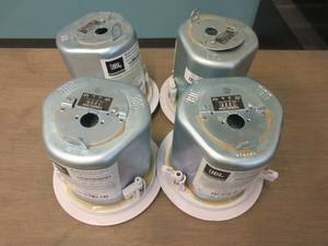 lot 38 image: JBL Control 24CT Micro 2-Way Vented Ceiling Speaker Built-in Transformer, 4 Woofer