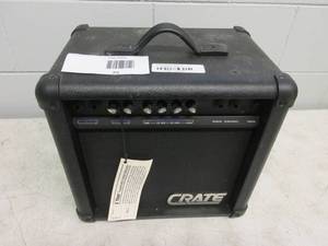 lot 75 image: CRATE MXK 15 KEYBOARDGUITAR AMP AND SPEAKER