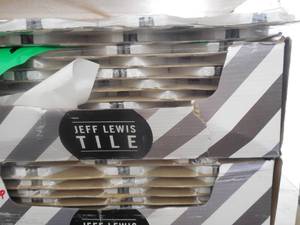 lot 11 image: (11) Carlyle Nero Marquina 11-18 in. x 11-18 in. x 8 mm Geometric Marble Wall and Floor Mosaic Tile