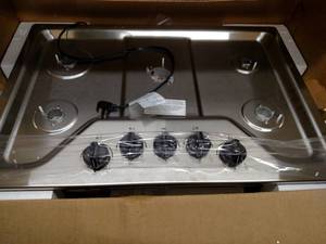 lot 484 image: Ikea Gas Drop-In Cooktop, Model ICS...