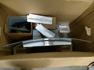 lot 487 image: Ikea Range Hood, GlassStainless St...