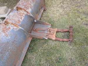 lot 9 image: UTV Snowplow (was used on lot #8)