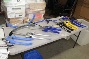 lot 458 image: Lot of (Approximately 10) Bicycle Forks, Fenders