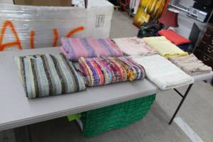 lot 511 image: Lot of (7) Throw Rugs