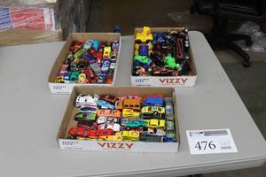 lot 476 image: Lot of (3 Boxes) Hot WheelMatchbox 164 Scale Collectible Cars
