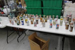 lot 534 image: Lot of (60) Vintage Beer Cans Full and Empty