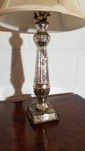 Pair of Mercury Glass Table Lamps