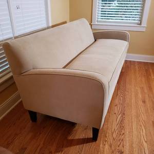 Elegant Cream Sofa by Bernhardt