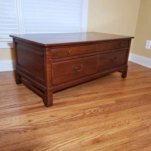 Striking Mahogany Coffee Table by Bob Timberlake