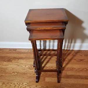 Set of Beautiful Mahogany Nesting Tables