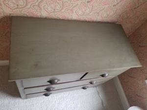 Stylish Solid Pine Olive Dresser by Room & Board