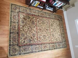 Fantastic Fine Pure Wool Oriental Rug by E. Hill & Co.- 8.6 x 5.6