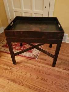 Wonderful Butlers Tray Top Side Table