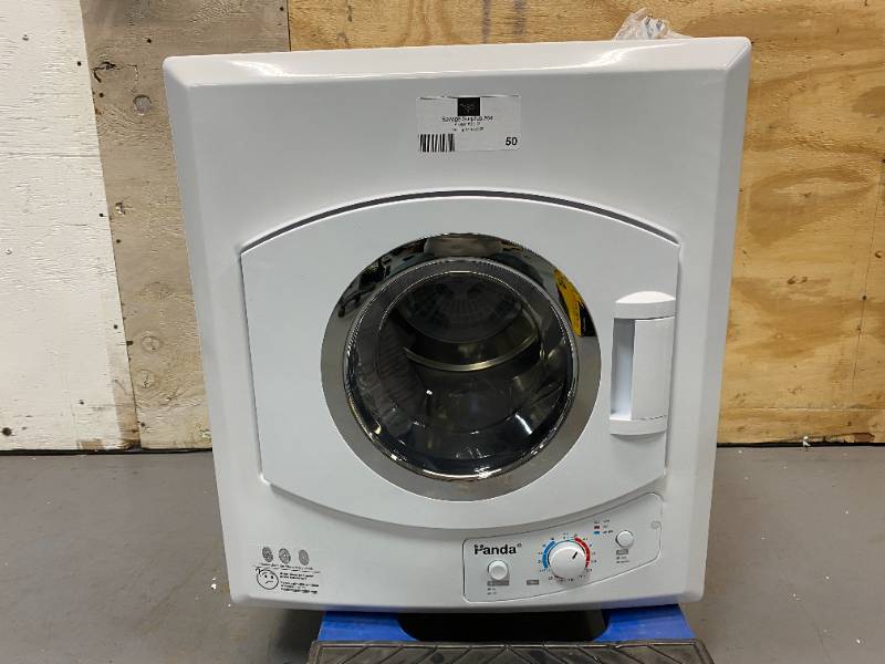 PANDA 3.5 cu. ft. Compact Portable Laundry Dryer, White, Savage Surplus  #64- Snow Blowers, Flooring, Lawn Care, Freezers, Microwaves, Heaters,  Sewing Machines, Area Rugs, Home Goods and More!