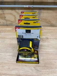 lot 6 image: STANLEY Lot of 4-  FATMAX 25 ft. Tape Measures