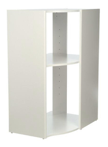 lot 14 image: CLOSETMAID Selectives 29 in. W White Corner Base Organizer for Wood Closet System