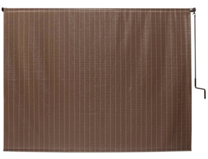 lot 15 image: COOLAROO Alderwood Cordless UV Protection Polypropylene Exterior Roller Shade 72 in. W x 72 in. L