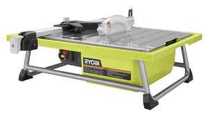 lot 18 image: RYOBI 7 in. 4.8 Amp Tabletop Tile Saw