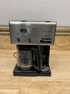 lot 35 image: CUISINART 12-Cup Black with Automatic Shut-Off Drip Coffee Maker