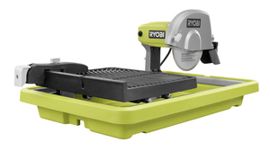 lot 37 image: RYOBI 9 Amp Corded 7 in. Overhead Wet Tile Saw