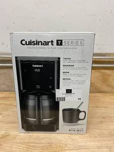 lot 44 image: CUISINART 14-Cup Touchscreen Black Drip Coffee Maker