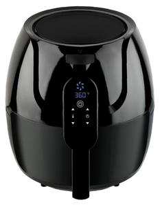 lot 65 image: MODERNHOME Premium 5.8 Qt. Black Family-Sized Digital Air Fryer