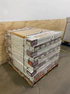 lot 71 image: HOME DECORATORS COLLECTION Lot of 63 Cases of-  Horizontal Toast 38 in. T x 5 in. W x 38.59 in. L Engineered Click Bamboo Flooring.  844 total sq. ft.
