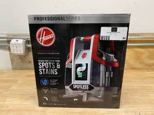 lot 80 image: HOOVER Professional Series Spotless Portable Carpet Cleaner & Upholstery Spot Cleaner