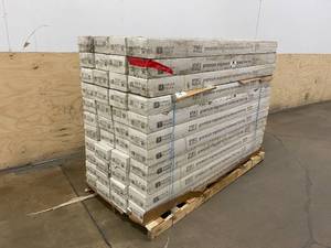 lot 83 image: NATURAL FLOORS Lot of 44 Cases of-  Vintage Traditions 7.48-in Toasted Oak Oak Distressed Engineered Hardwood Flooring (31.09-sq ft).  1,367 total sq. ft.