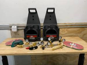lot 97 image: LINCOLN ELECTRIC Lot of 2-  Port-A-Torch Kits (tanks not included)