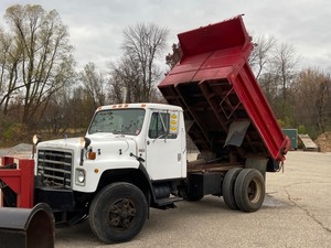 International Dump Truck With Plow