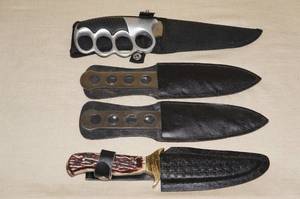 lot 132 image: Fixed Blade Knives and Throwing Daggers