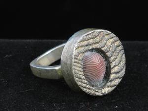 lot 24 image: Sterling Silver Art Deco Ring