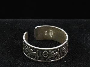 lot 25 image: Sterling Silver Greek Mythology Ring