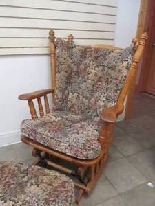 lot 97 image: Glider rocker