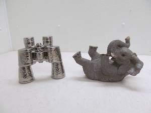 lot 7 image: Dcor binoculars, elephant