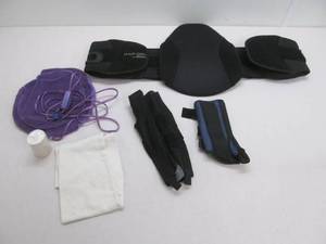 lot 50 image: Braces, heating pad, sports wrap