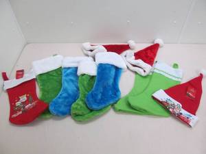lot 243 image: Christmas stockingshats
