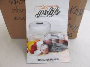 lot 319 image: Yogurt maker
