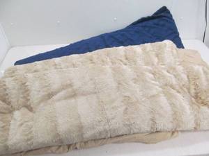 lot 333 image: Body pillow, blanket
