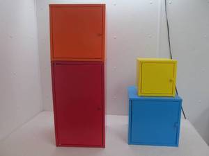 lot 345 image: Metal storage cubes