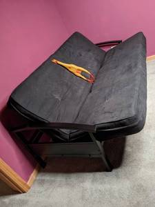 lot 250 image: Futon Frame and Mattress