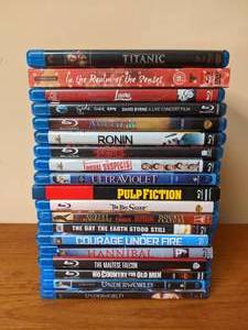 lot 213 image: Lot of 19 DVDs and Blu-Ray Discs